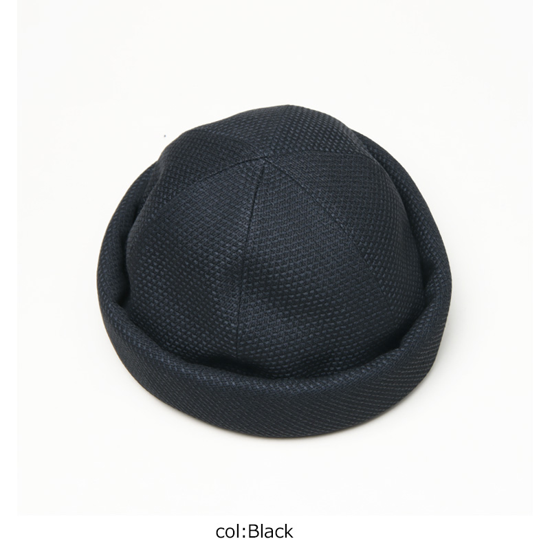 roundabout(饦Х) Sashiko Roll Cap