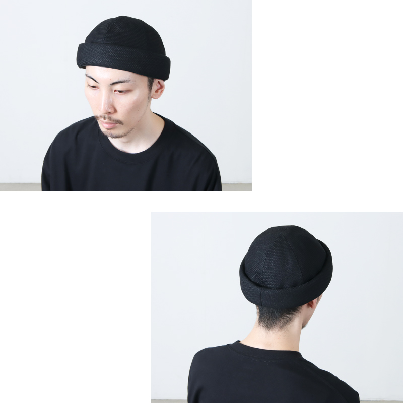 roundabout(饦Х) Sashiko Roll Cap