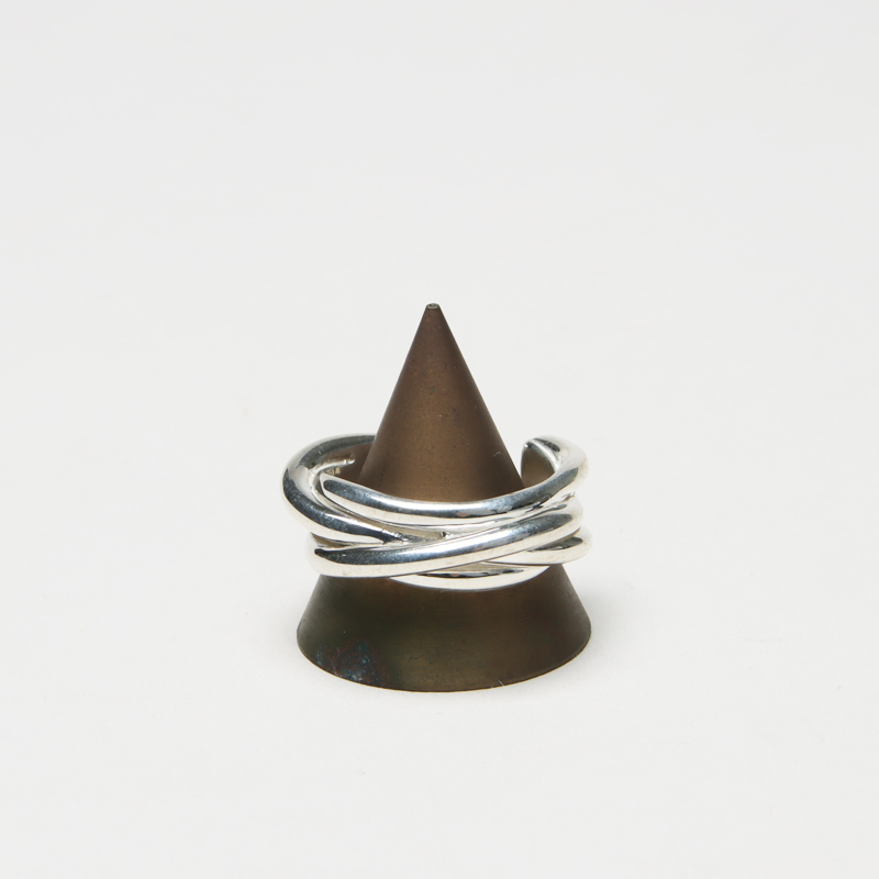 roundabout(饦Х) Silver Intersect Ring