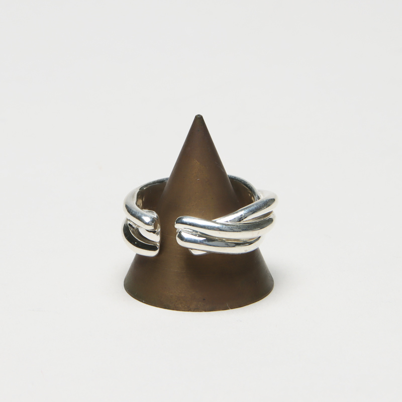 roundabout(饦Х) Silver Intersect Ring