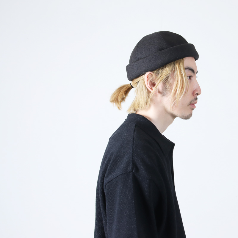 roundabout(饦Х) Linen Canvas Roll Cap