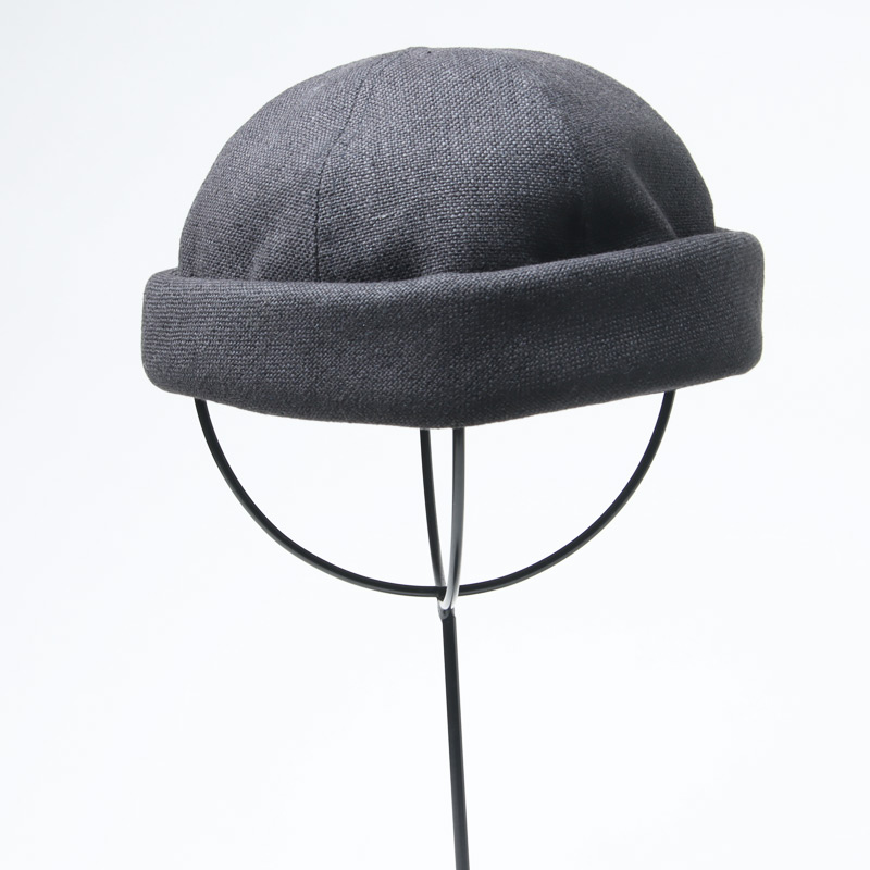 roundabout(饦Х) Linen Canvas Roll Cap