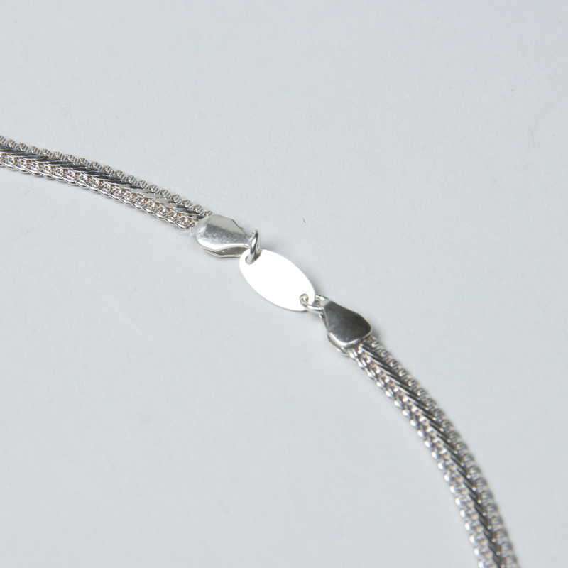 roundabout(饦Х) Silver Snake Necklace