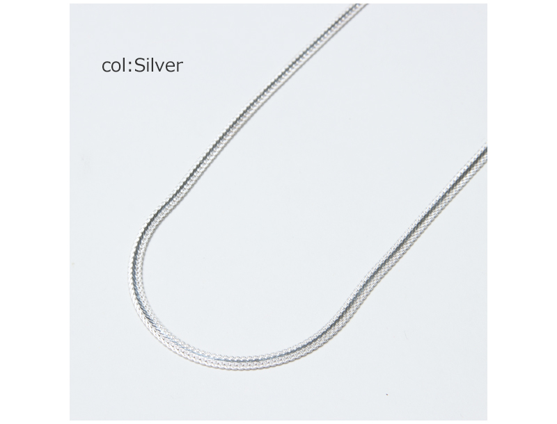 roundabout(饦Х) Silver Snake Necklace