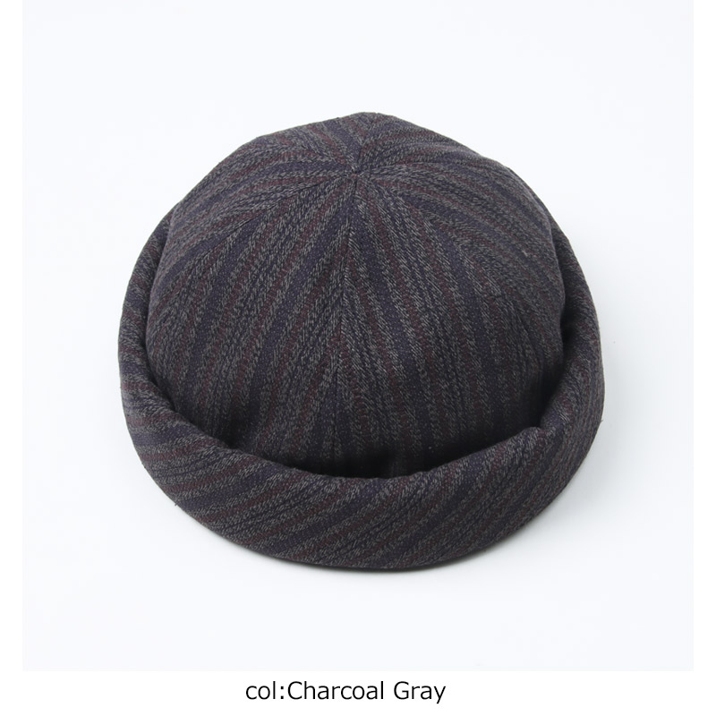 roundabout(饦Х) Dobby Stripe Roll Cap