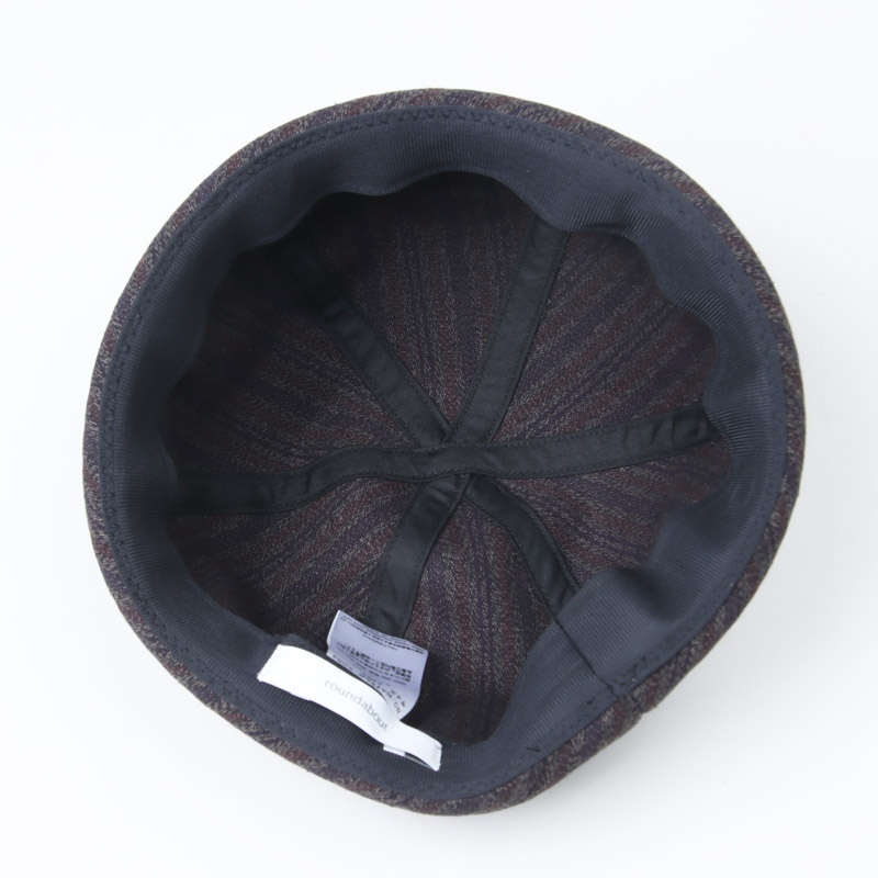 roundabout(饦Х) Dobby Stripe Roll Cap