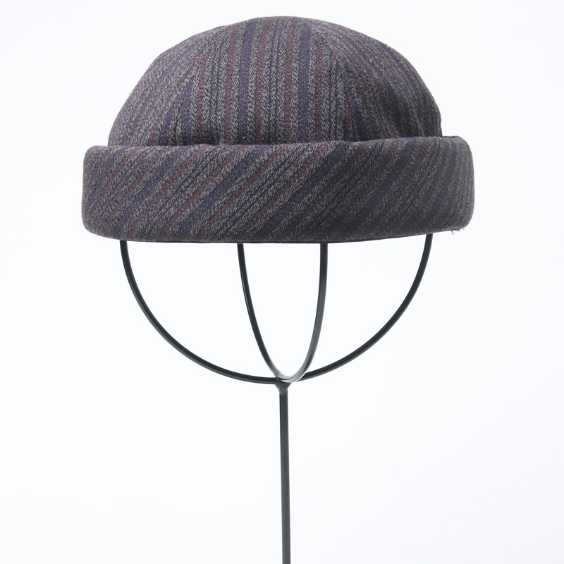 roundabout(饦Х) Dobby Stripe Roll Cap