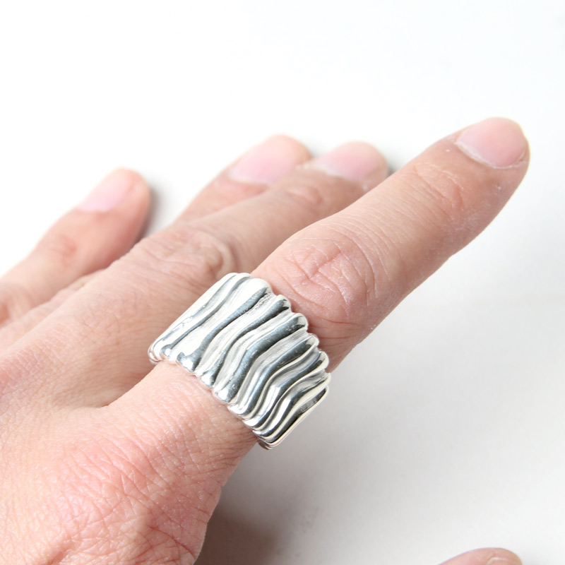 roundabout(饦Х) Silver Furrow Ring