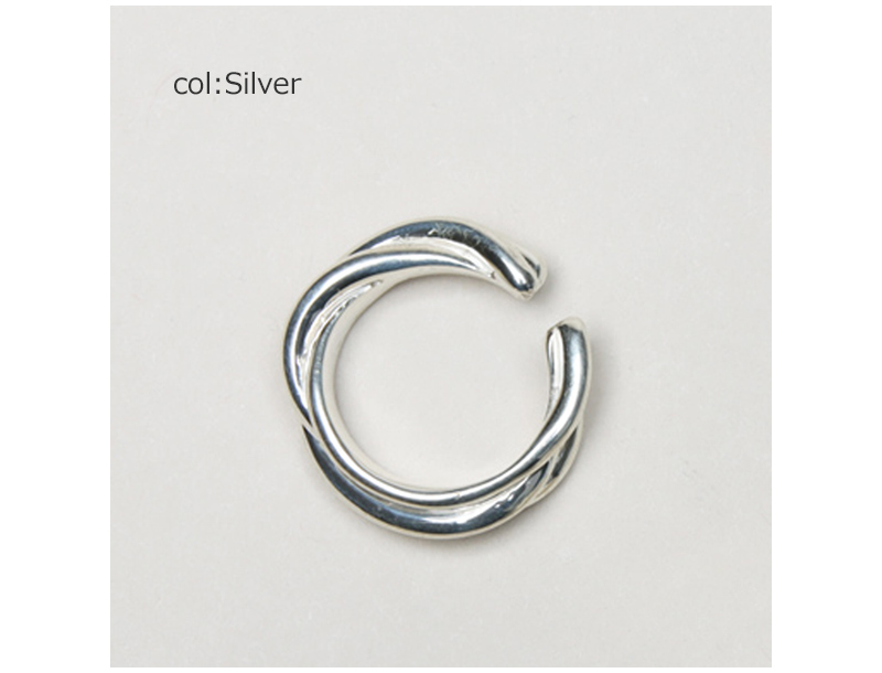 roundabout(�饦����Х���) Silver Intersect Ring