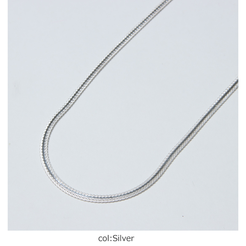 roundabout(�饦����Х���) Silver Snake Necklace