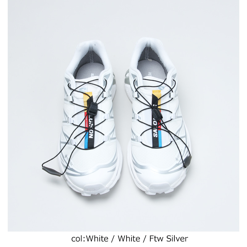 SALOMON XT-6 GTX サロモン ホワイト シルバー　28cm SALOMON XT-6 GTX White / White / Ftw Silver（サロモン XT-6