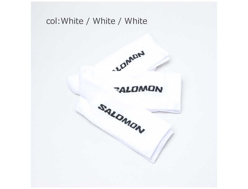Salomon(�������) EVERYDAY CREW 3-PACK ��WHITE WHITE WHITE��
