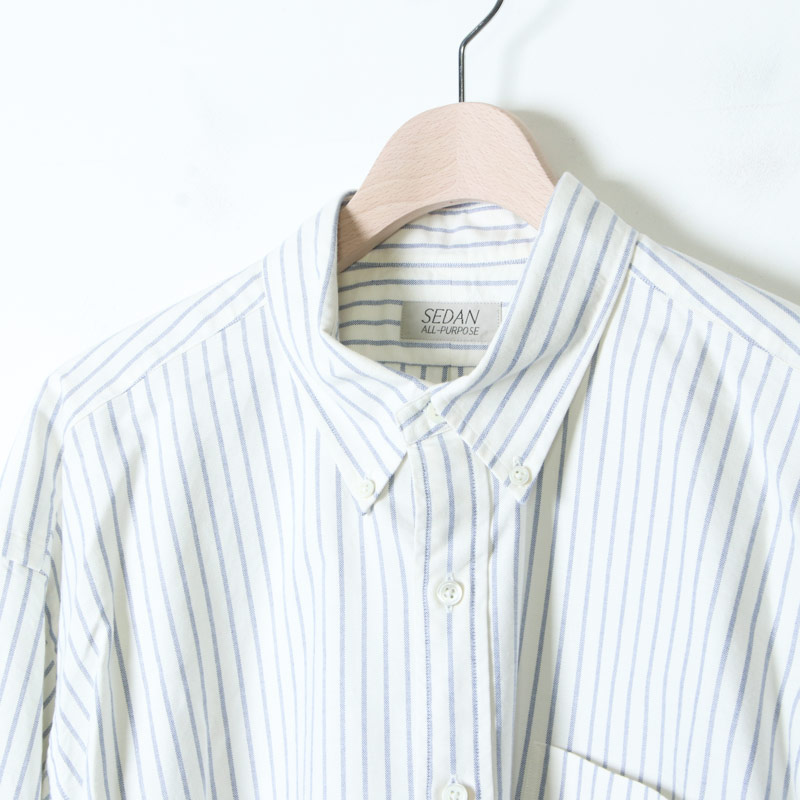 SEDAN ALL-PURPOSE(󥪡ѡѥ) Oxford Stripe Big BD Shirt