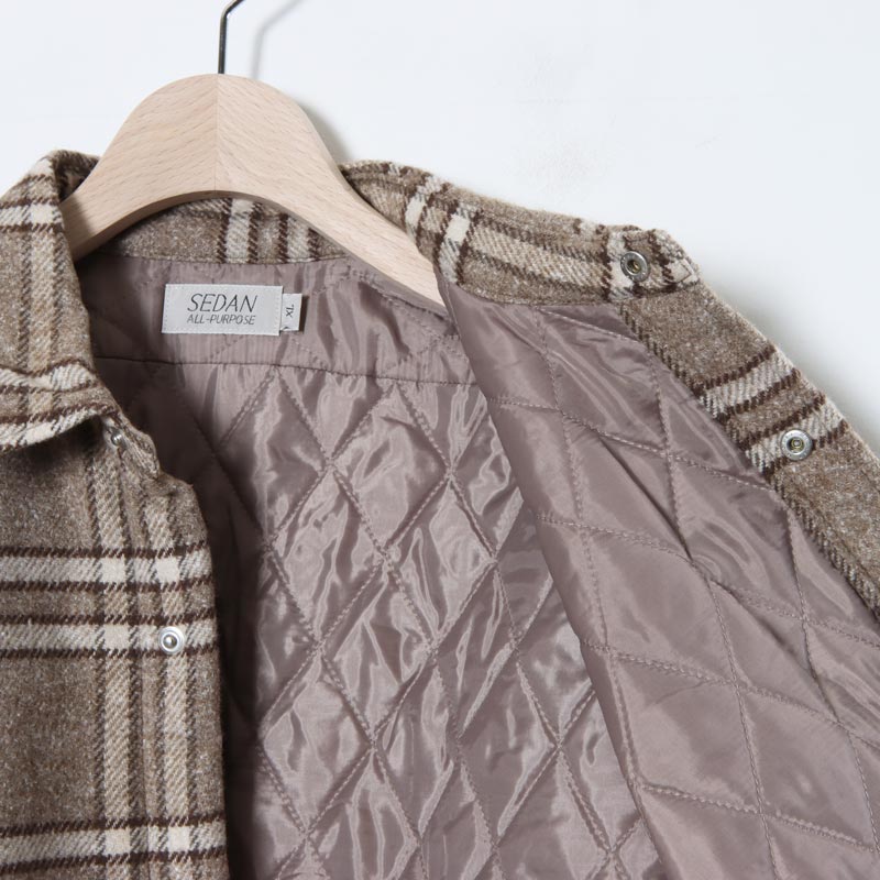 SEDAN ALL-PURPOSE(󥪡ѡѥ) Quilted Lined Plaid Shirt