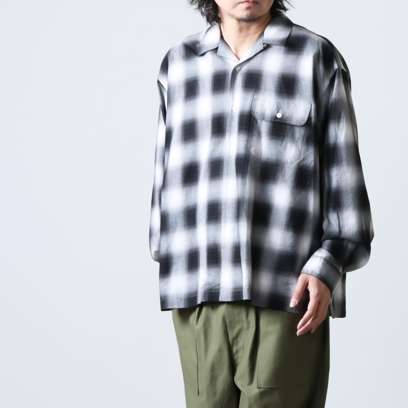 SEDAN ALL-PURPOSE (セダンオールパーパス) Ombre Plaid Open Collar