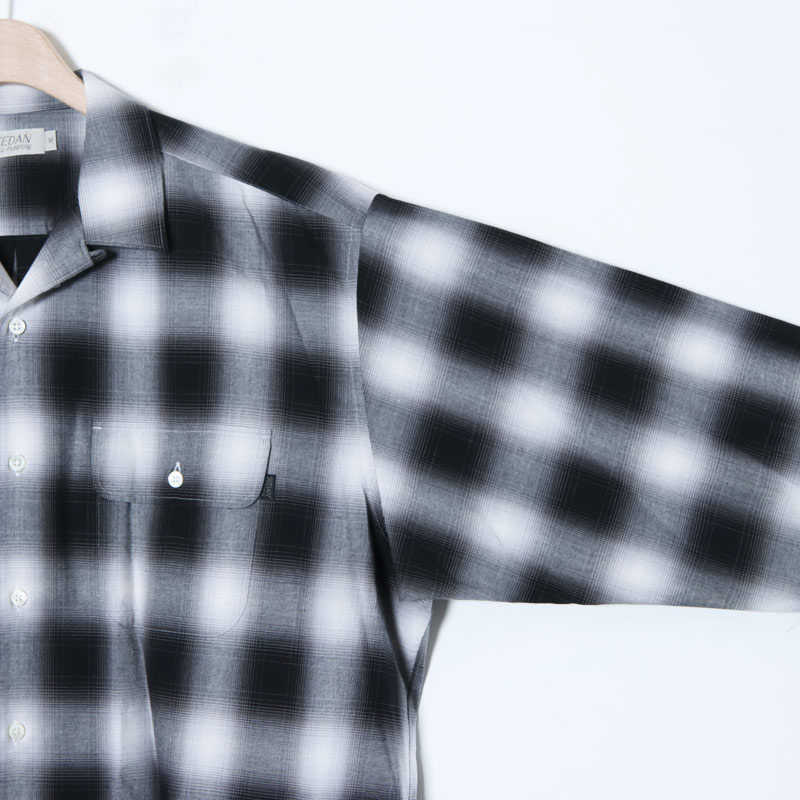 SEDAN ALL-PURPOSE (セダンオールパーパス) Ombre Plaid Open Collar