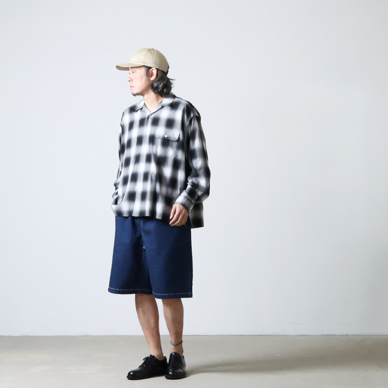 SEDAN ALL-PURPOSE (セダンオールパーパス) Ombre Plaid Open Collar