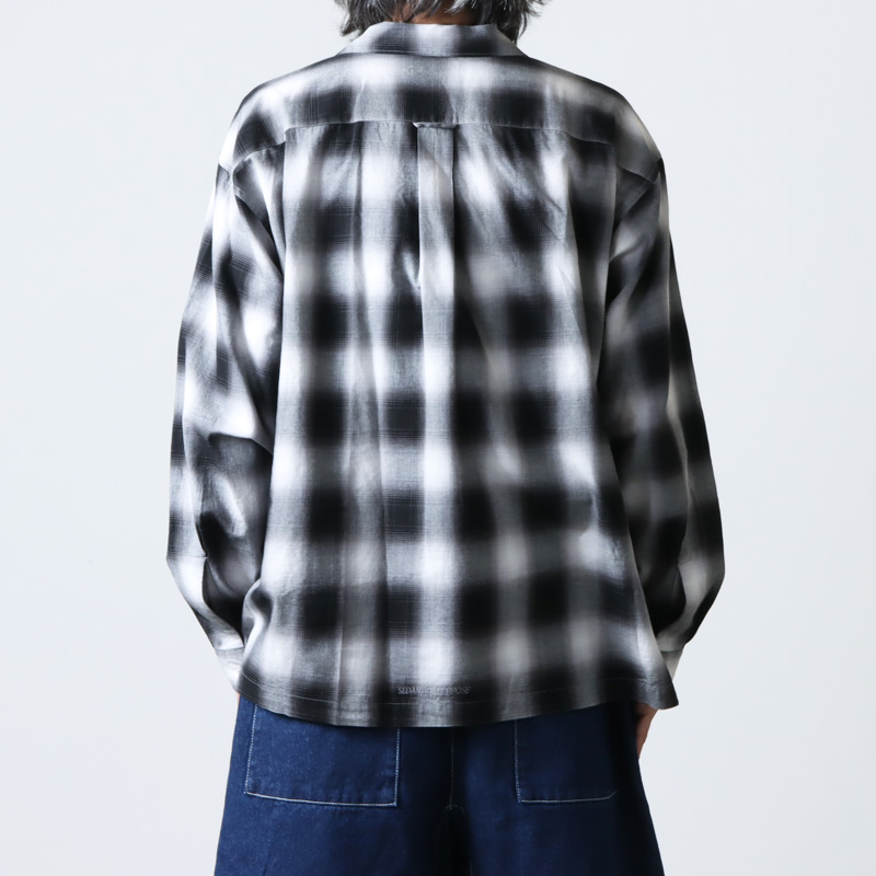 SEDAN ALL-PURPOSE (セダンオールパーパス) Ombre Plaid Open Collar