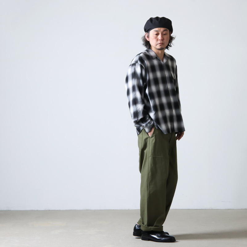 SEDAN ALL-PURPOSE (セダンオールパーパス) Ombre Plaid Open Collar