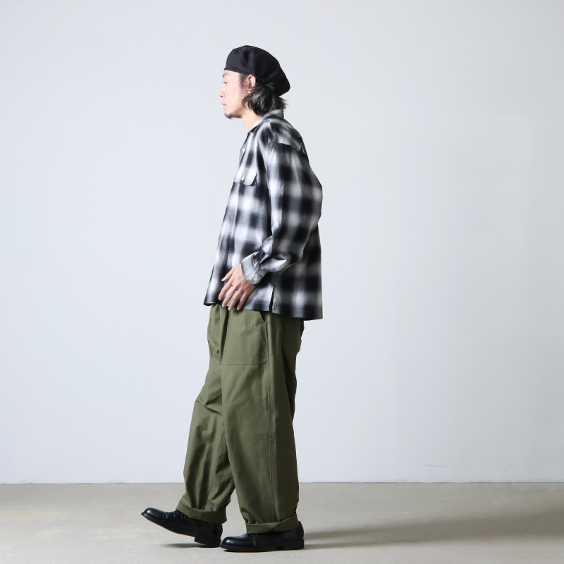 SEDAN ALL-PURPOSE (セダンオールパーパス) Ombre Plaid Open Collar