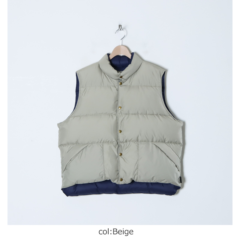 SEDAN ALL-PURPOSE (セダンオールパーパス) Classic Down Vest / クラシックダウンベスト