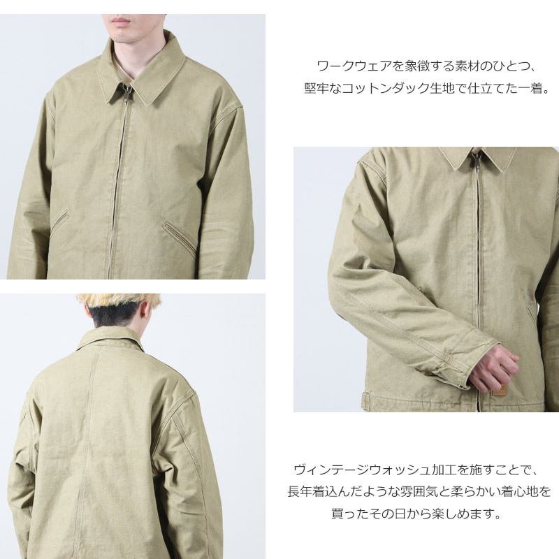 SEDAN ALL-PURPOSE(󥪡ѡѥ) Vintage Washed Cotton Duck Jacket