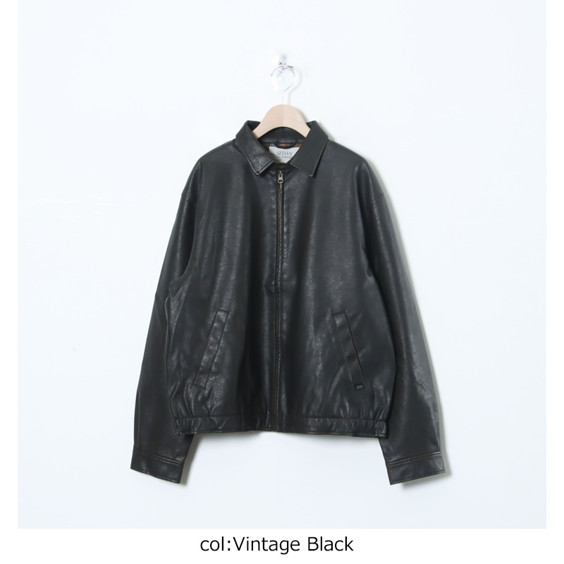 SEDAN ALL-PURPOSE(󥪡ѡѥ) Synthetic Leather Jacket