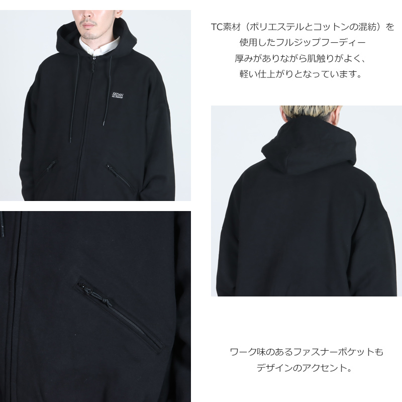 SEDAN ALL-PURPOSE(󥪡ѡѥ) OG Logo Full Zip Hoodie