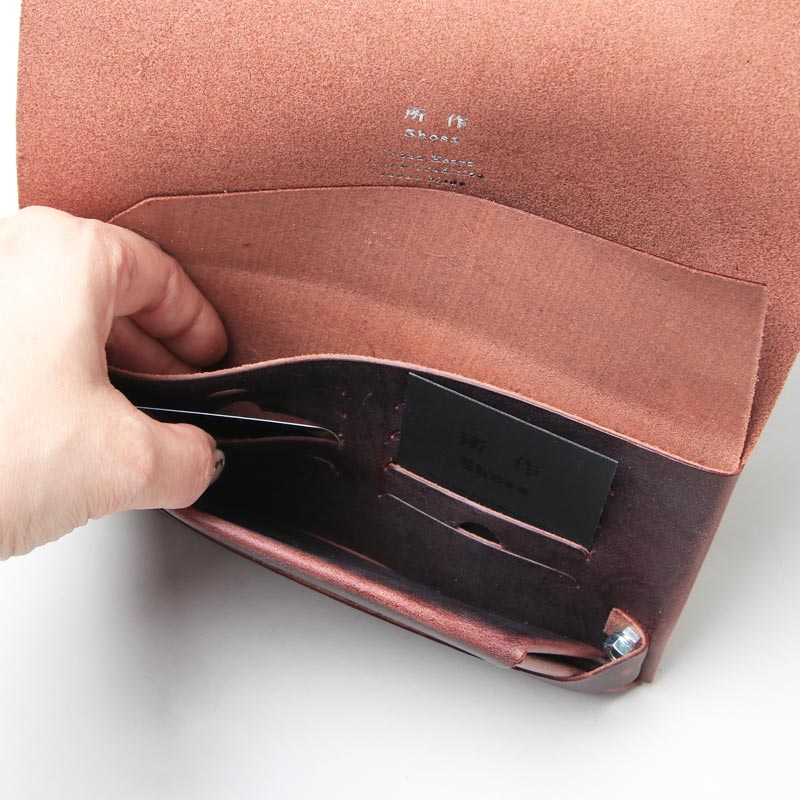 所作 (ショサ) Long Wallet #Bridle leather Black / ブライドルレザー