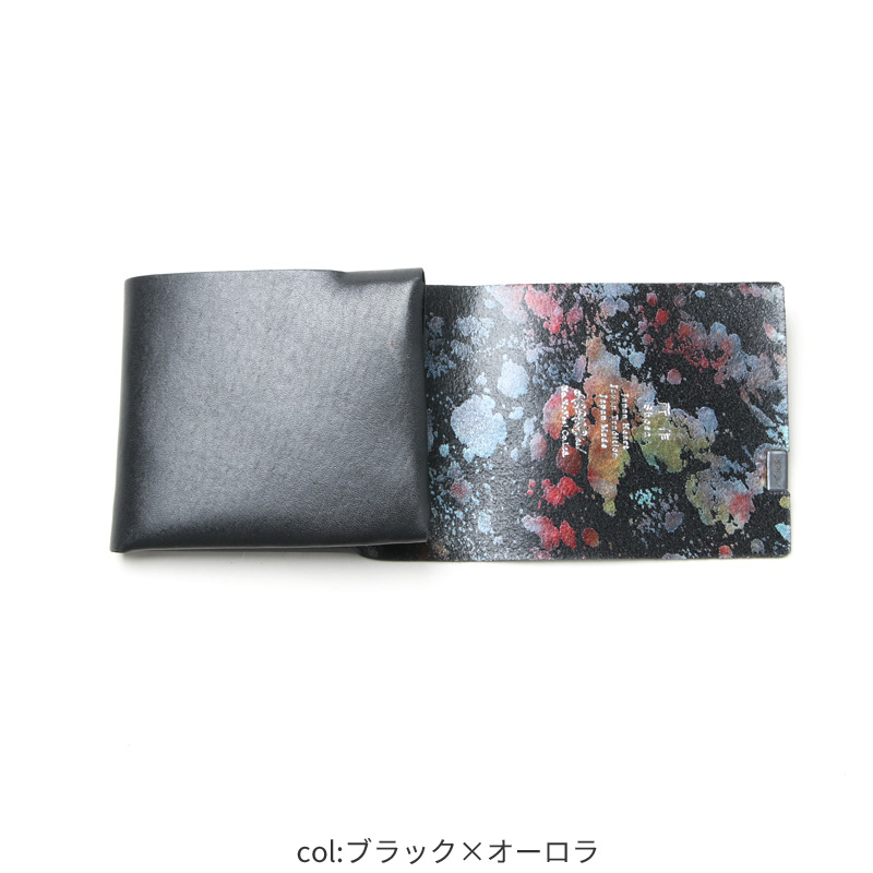 所作 (ショサ) Short Wallet #Black×Aurora / オーロラショート