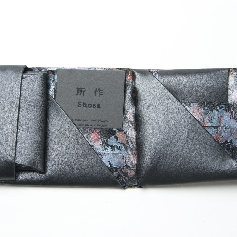 所作 (ショサ) Short Wallet #Black×Aurora / オーロラショート