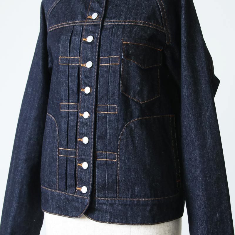 si-si-si(スースースー) ベーシックデニムジャケット ワンウォッシュ