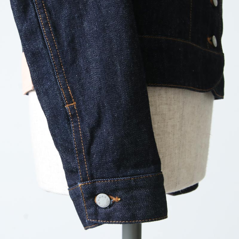 si-si-si(スースースー) ベーシックデニムジャケット ワンウォッシュ