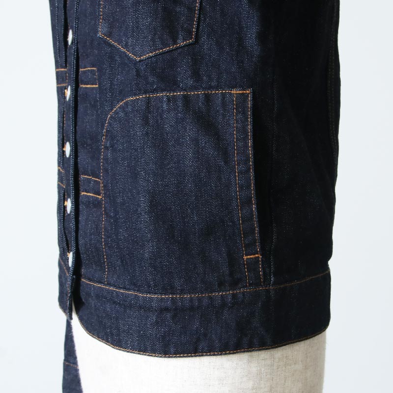 si-si-si(スースースー) ベーシックデニムジャケット ワンウォッシュ