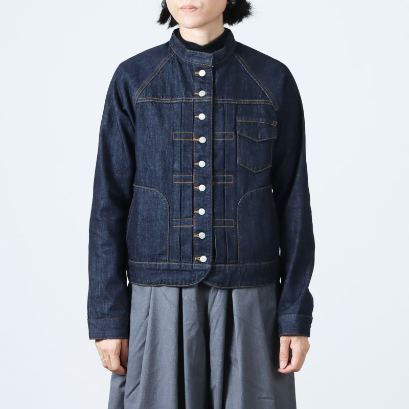 si-si-si(スースースー) ベーシックデニムジャケット ワンウォッシュ