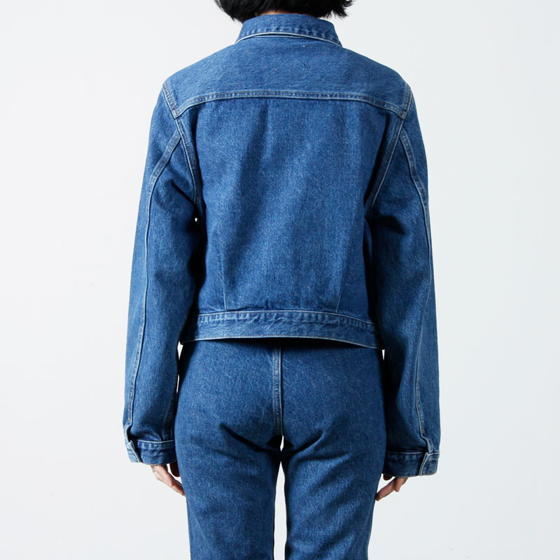 snow peak(Ρԡ) Denim Cropped Jacket