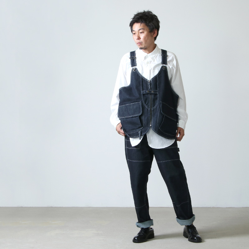 snow peak TAKIBI Denim Vest タキビデニムベスト S-