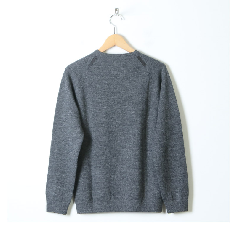 snow peak(Ρԡ) Raglan Crew Neck Knit Sweater