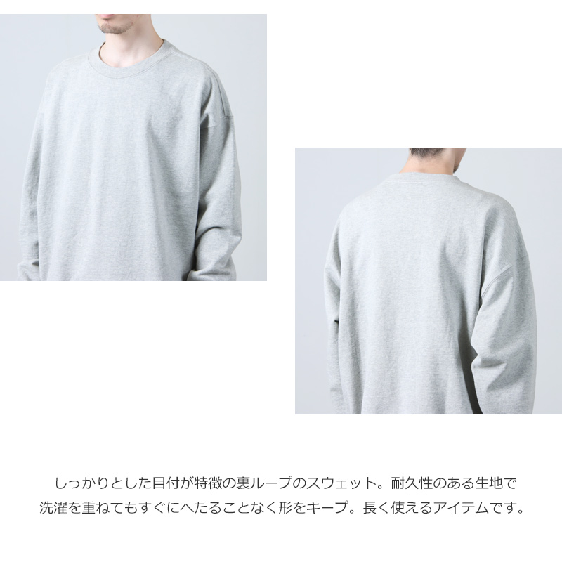 snow peak(Ρԡ) Recycled Cotton Sweat Crewneck