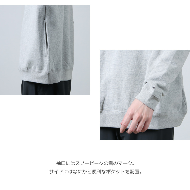 snow peak(Ρԡ) Recycled Cotton Sweat Crewneck