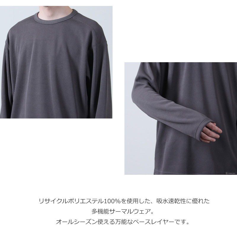 snow peak(Ρԡ) Dry Thermal L/S T-Shirt