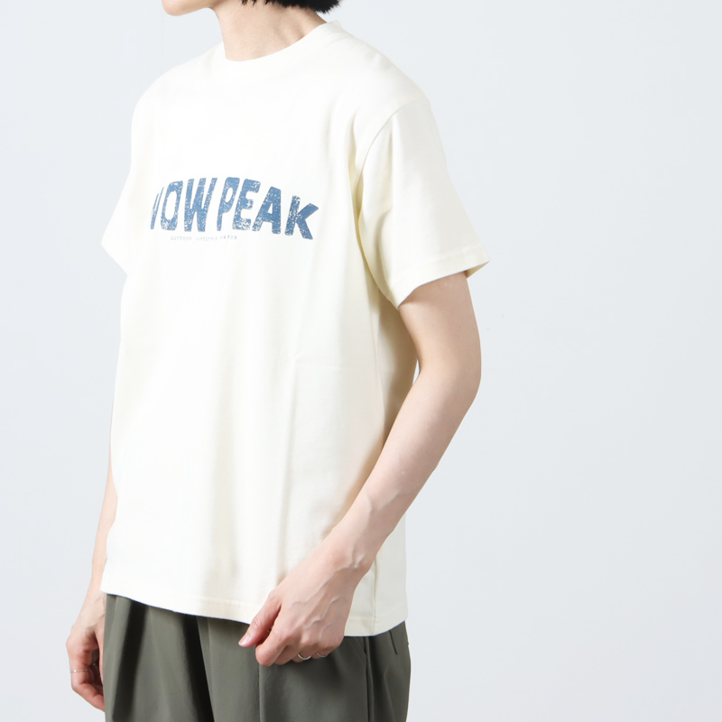 snow peak(Ρԡ) Recycled Cotton Dyed T-Shirt SP