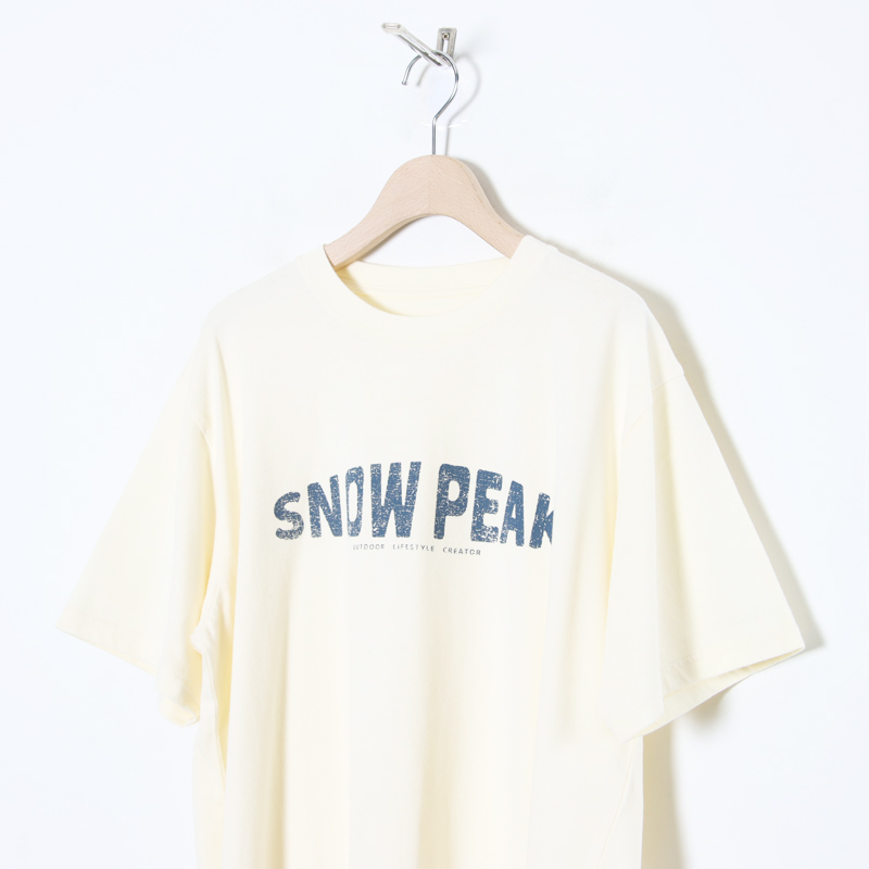 snow peak(Ρԡ) Recycled Cotton Dyed T-Shirt SP