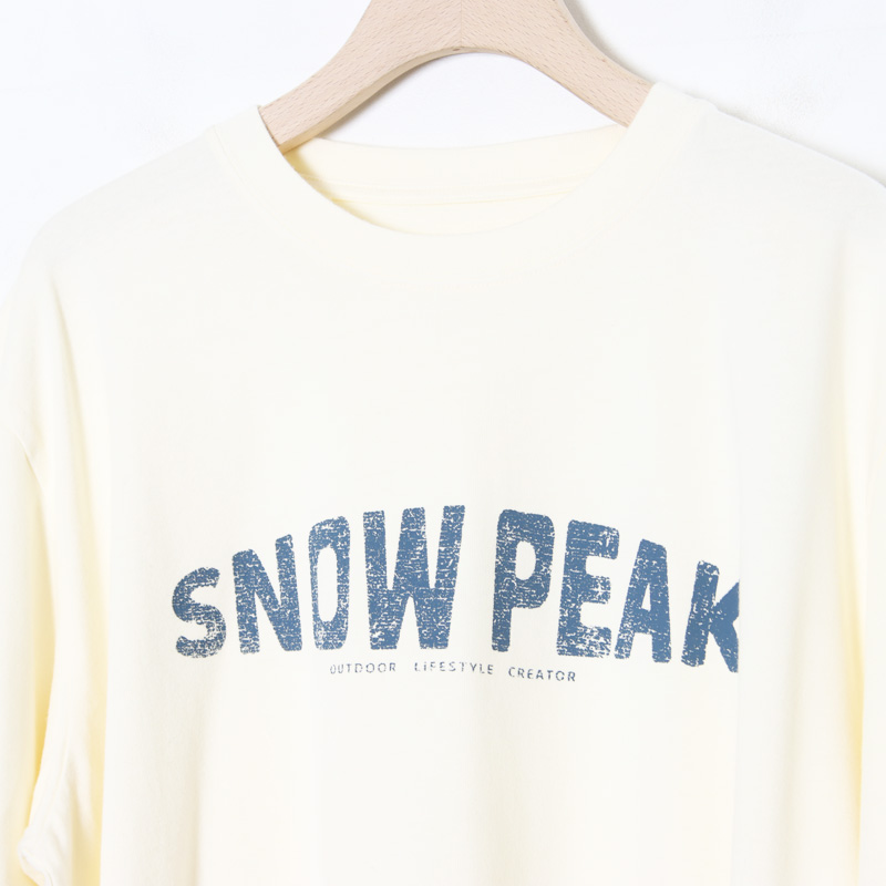 snow peak(Ρԡ) Recycled Cotton Dyed T-Shirt SP