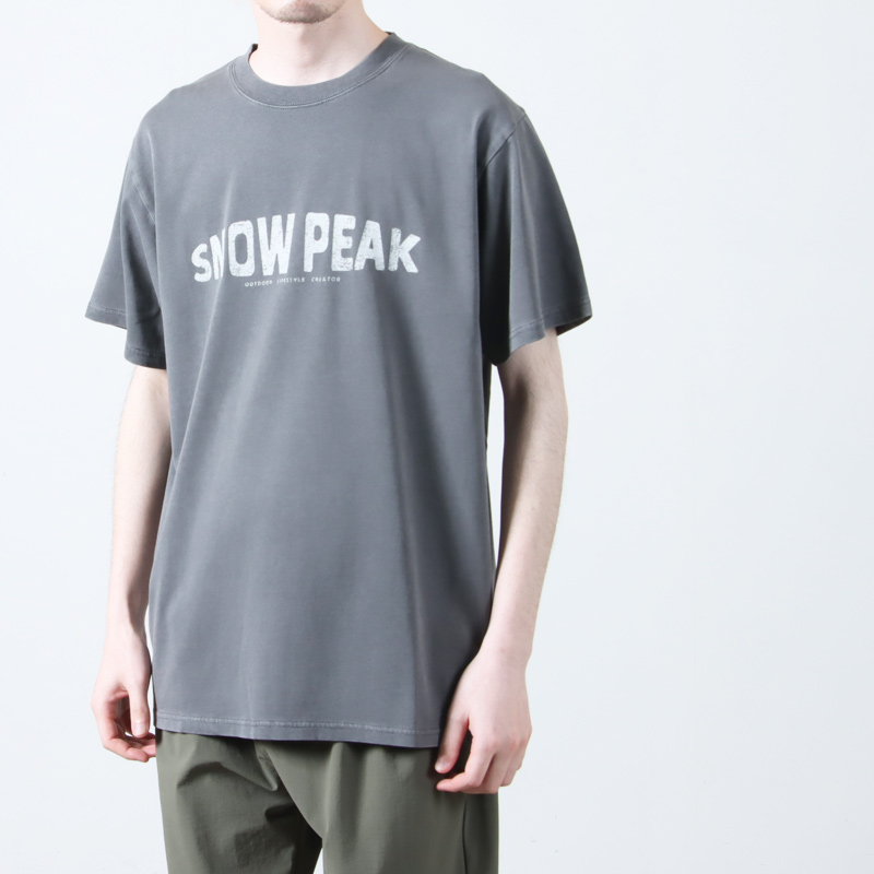 snow peak(Ρԡ) Recycled Cotton Dyed T-Shirt SP