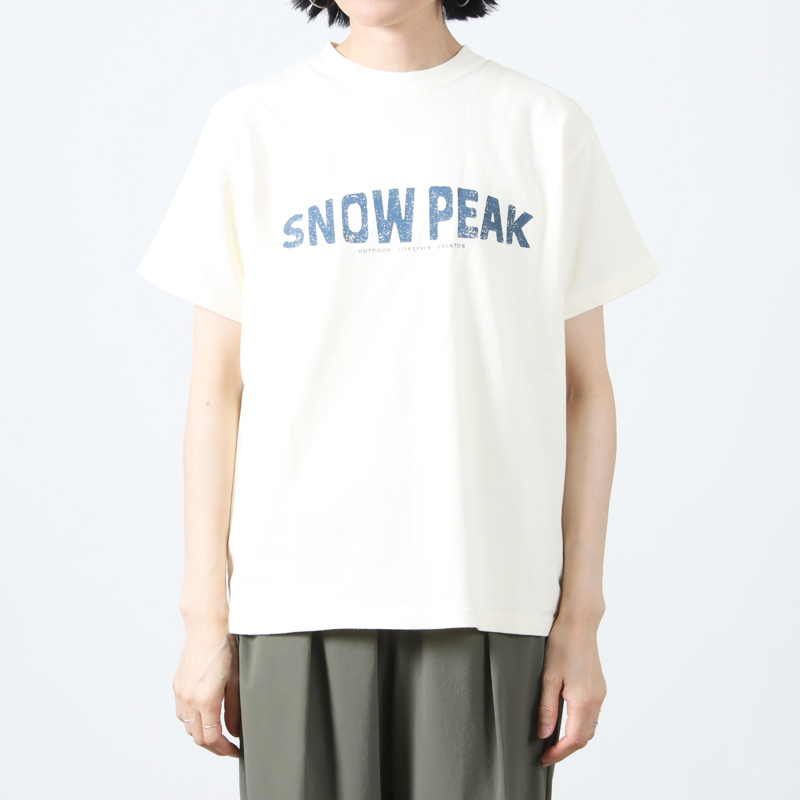 snow peak(Ρԡ) Recycled Cotton Dyed T-Shirt SP