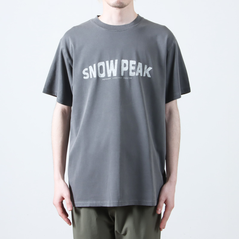 snow peak(Ρԡ) Recycled Cotton Dyed T-Shirt SP