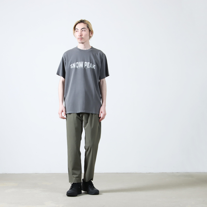 snow peak(Ρԡ) Recycled Cotton Dyed T-Shirt SP