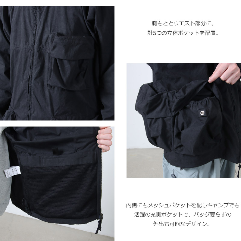 snow peak(Ρԡ) Indigo C/N Parka