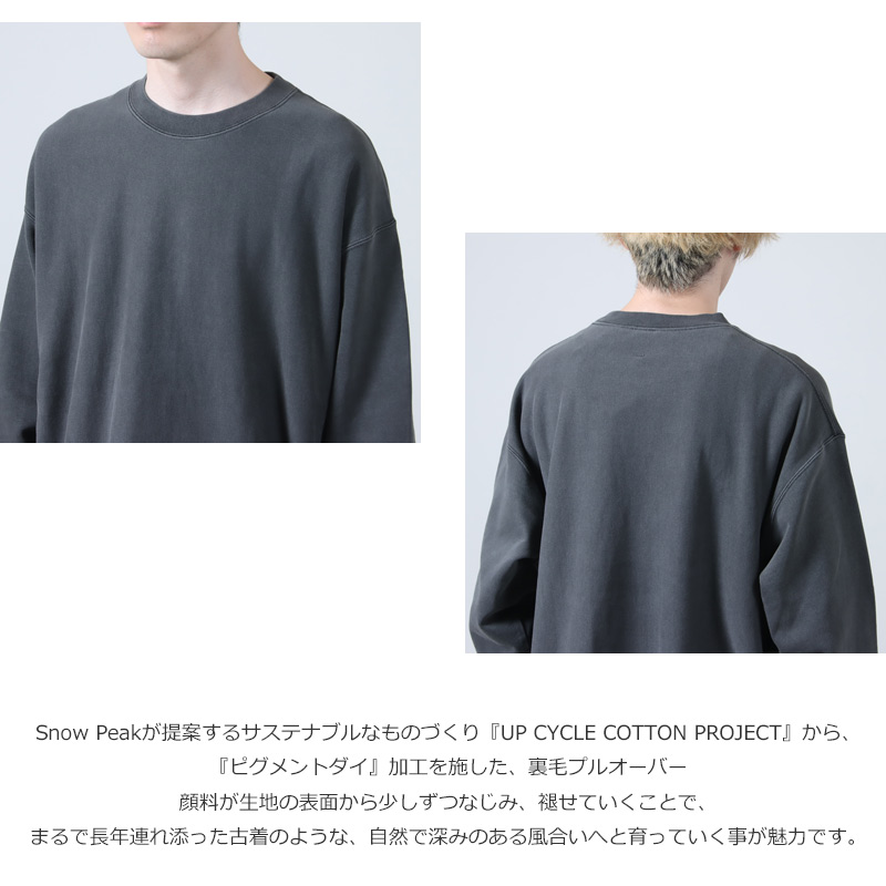 snow peak(Ρԡ) Garment Dyed Pullover